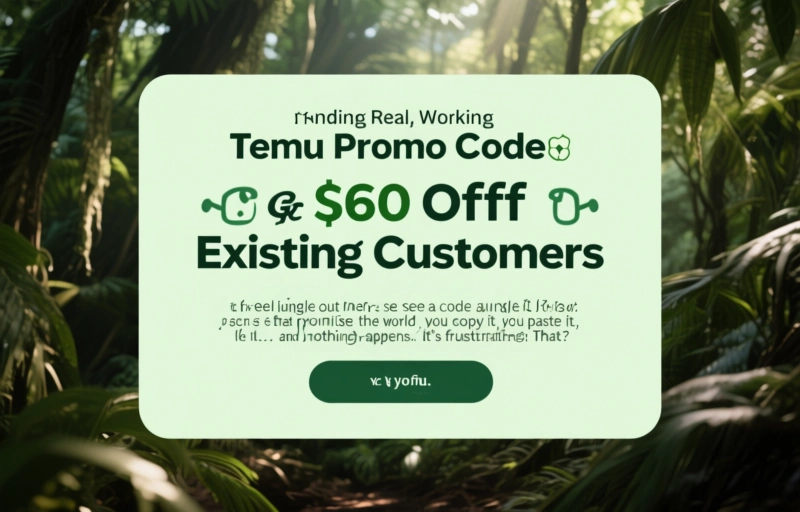 Visual representation of Verified Temu Promo Code