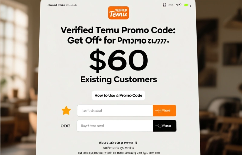 Visual representation of Verified Temu Promo Code