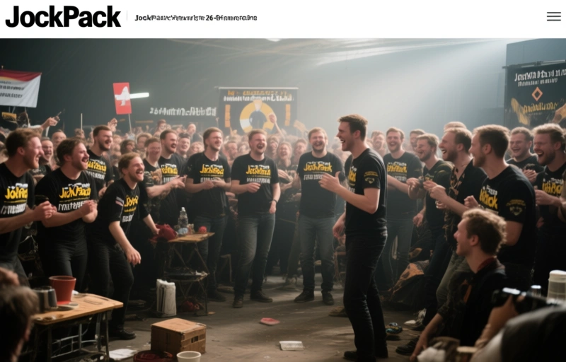 JockPack feiert Rekord-Debüt mit 26-Mann-Gruppenszene