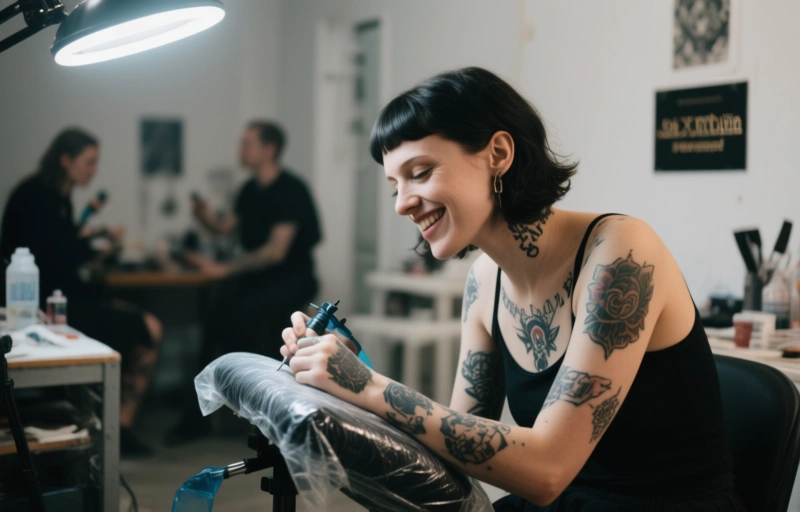 Tätowierte Clip-Künstlerin: Sabien DeMonia für XMA Award nominiert
