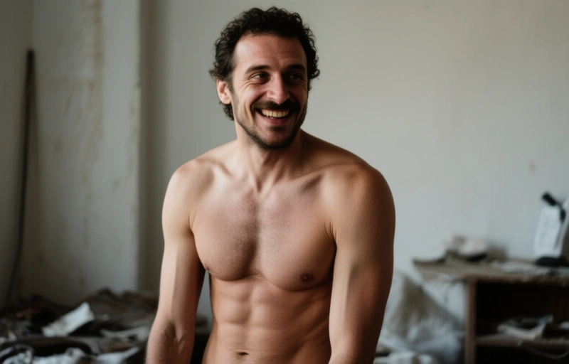Davide Zongoli: Muskelprotz und sein nackter Körper