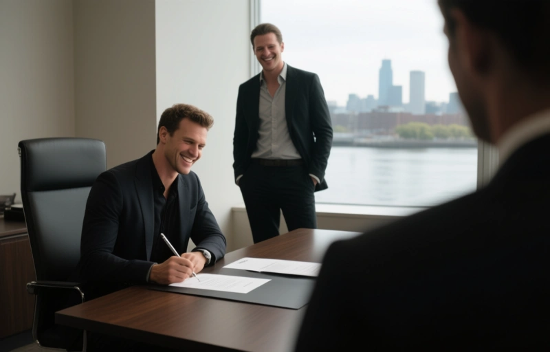 River North unterschreibt Exklusivvertrag bei Falcon/NakedSword