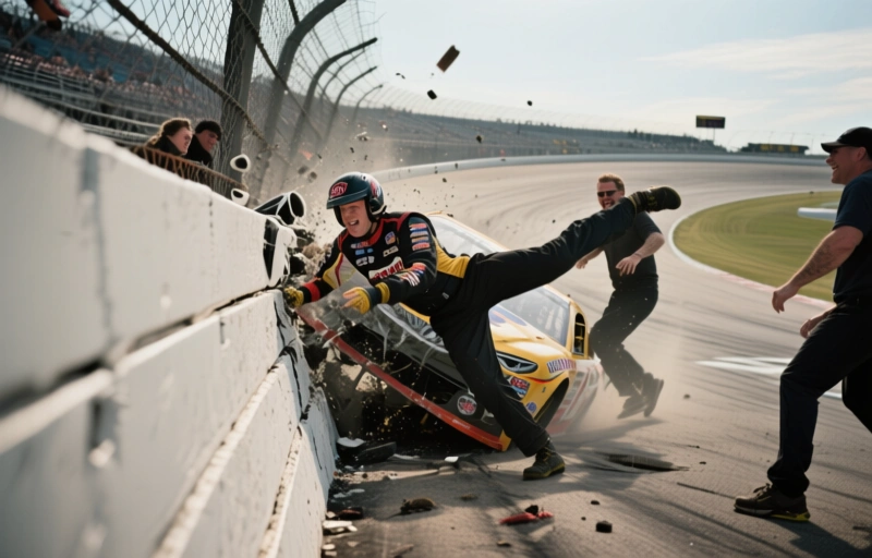 Sammy Swindell's Chili Bowl Crash: Wall Clip Leads to Dramatic Flip