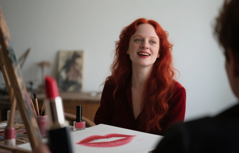 Octavia Red glänzt in 'Lipstick on the Glass'