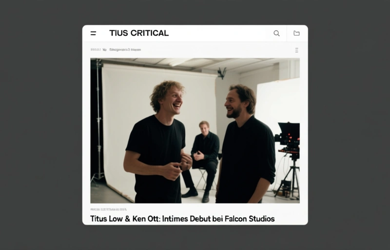 Titus Low & Ken Ott: Intimes Debüt bei Falcon Studios