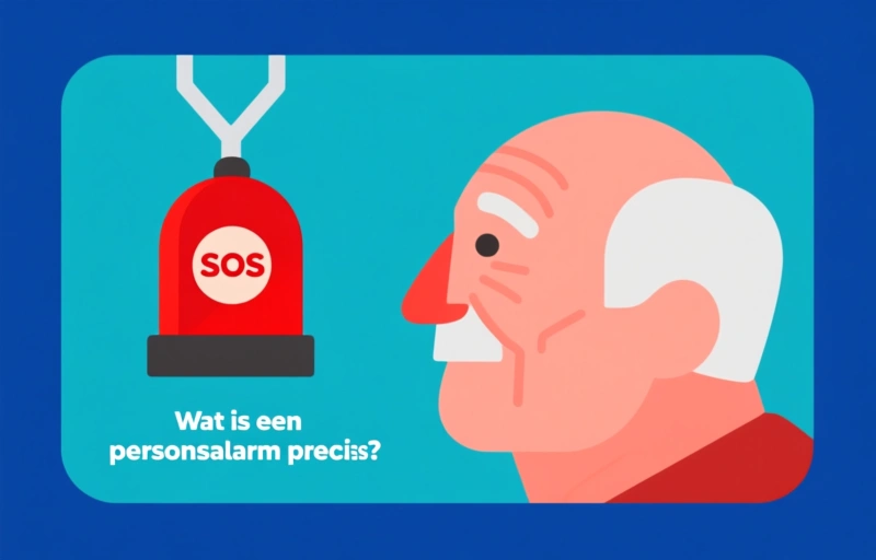 Visuele weergave van Waarom een persoonsalarm essentieel is voor seniorenveiligheid