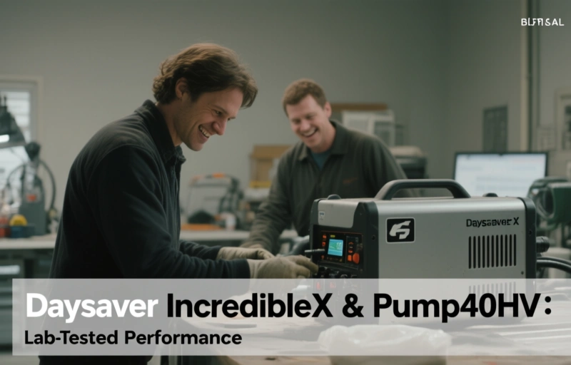Daysaver IncredibleX & Pump40HV: Lab-Tested Performance