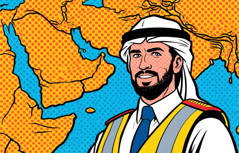 Visuele weergave van Aanval op Indiaas vrachtschip in Golf van Oman