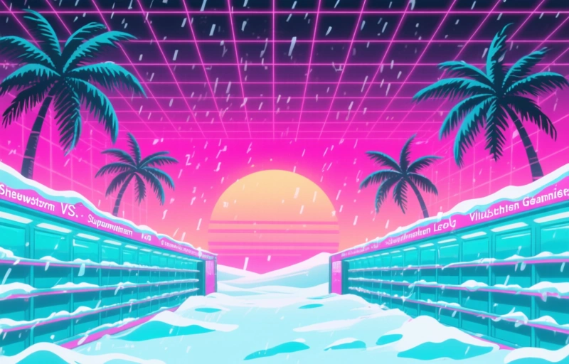 Sneeuwstorm VS: Supermarkten Leeg, Vluchten Geannuleerd