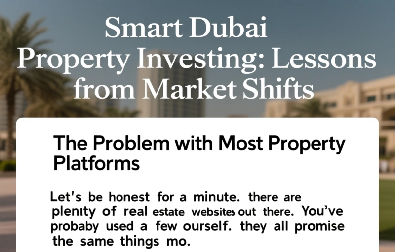 Visual representation of Smart Dubai Property Investing