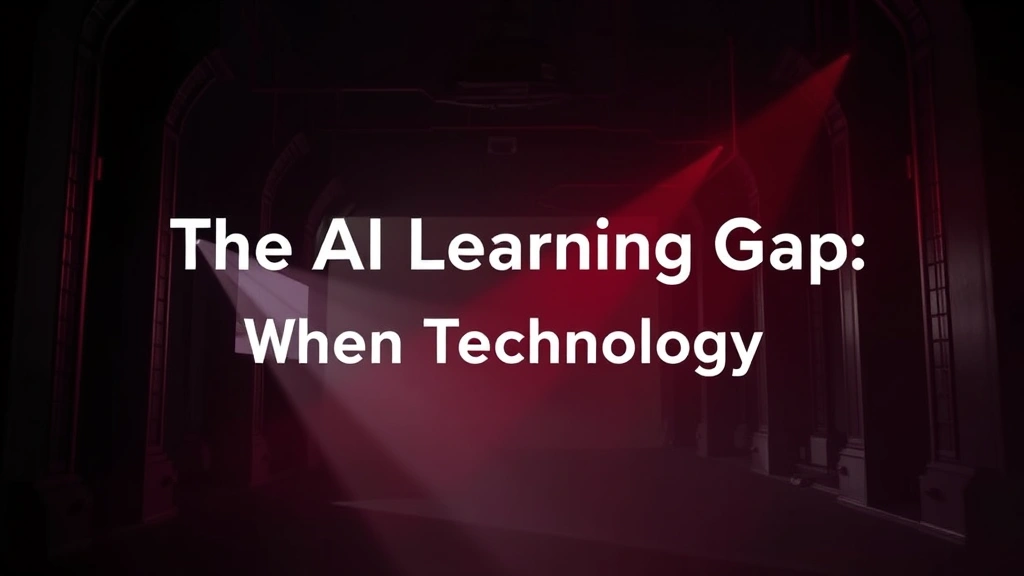 The AI Learning Gap: When Technology Moves Too Fast