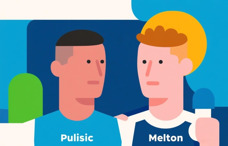 Visuele weergave van Persoonlijk nieuws van Christian Pulisic en Alexa Melton voor WK