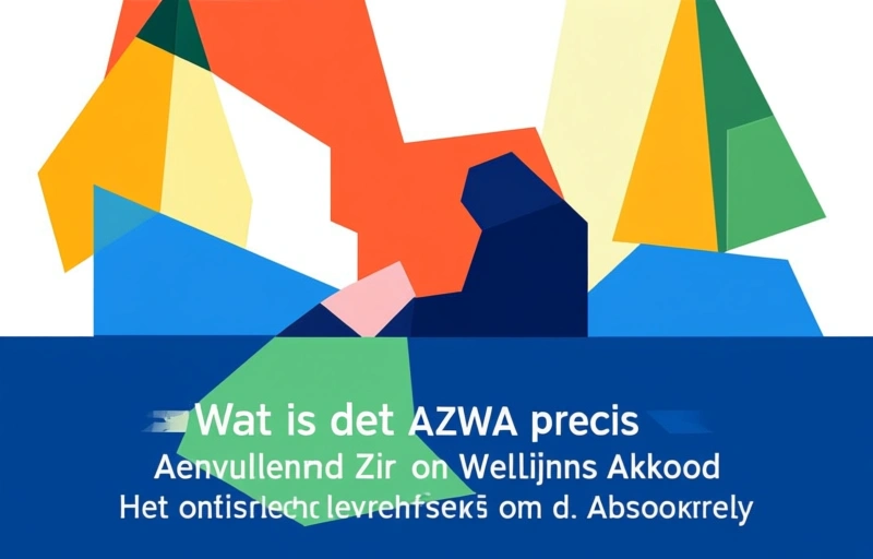 Visuele weergave van AZWA-geld