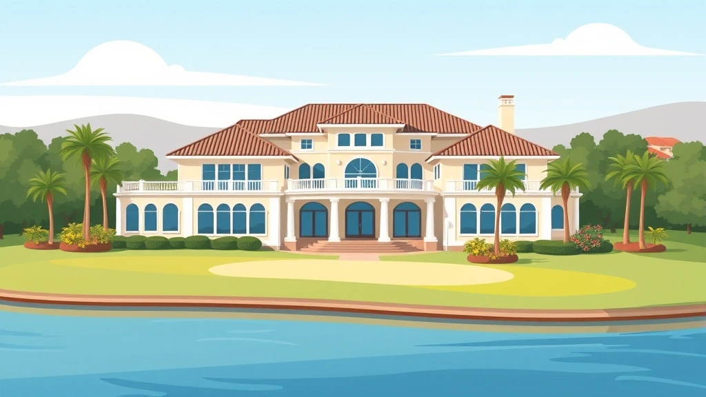 Luxury Estate with Water & Golf Views in Hawk's Landing