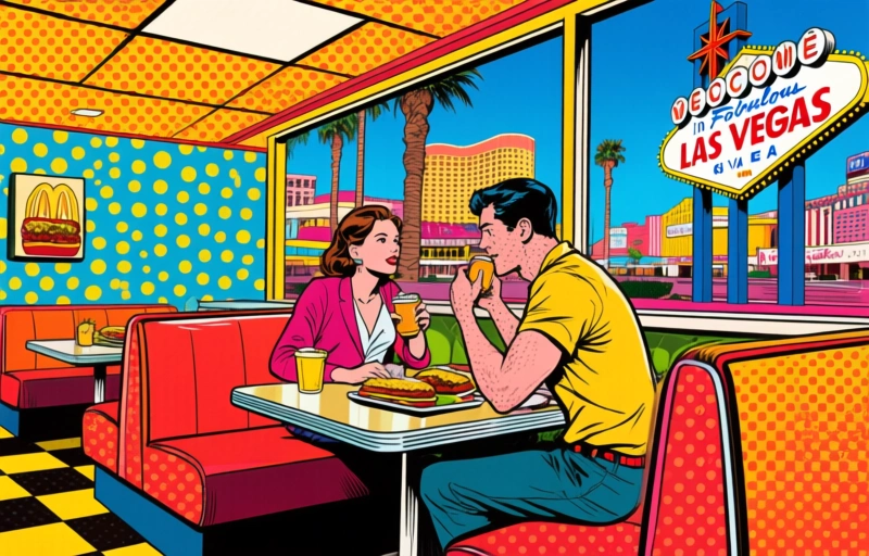 Visuelle Darstellung von Trump verspottet Fastfood-Panne