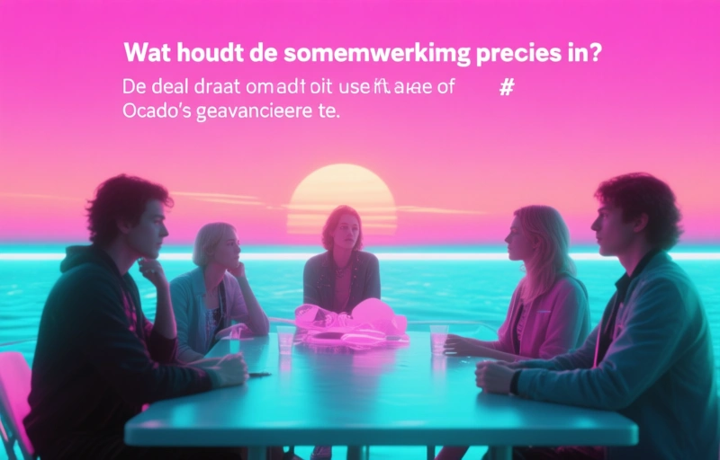 Visuele weergave van Supermarkt gigant Ocado hervormt thuisbezorging