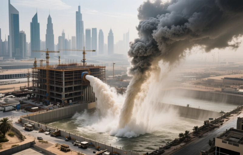 Visual representation of How Dubai's Infrastructure Handled Extreme Weather