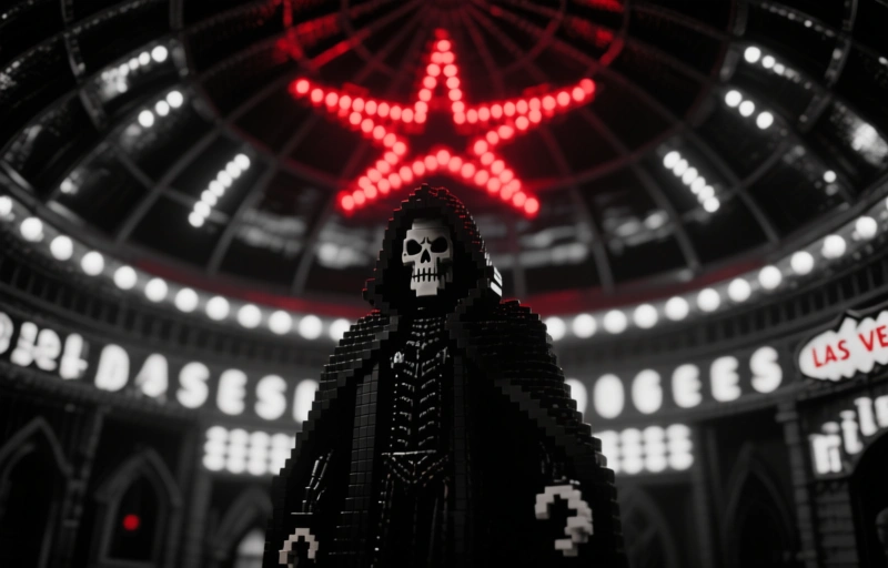 Lego verwandelt Las Vegas LED-Kuppel in den Todesstern