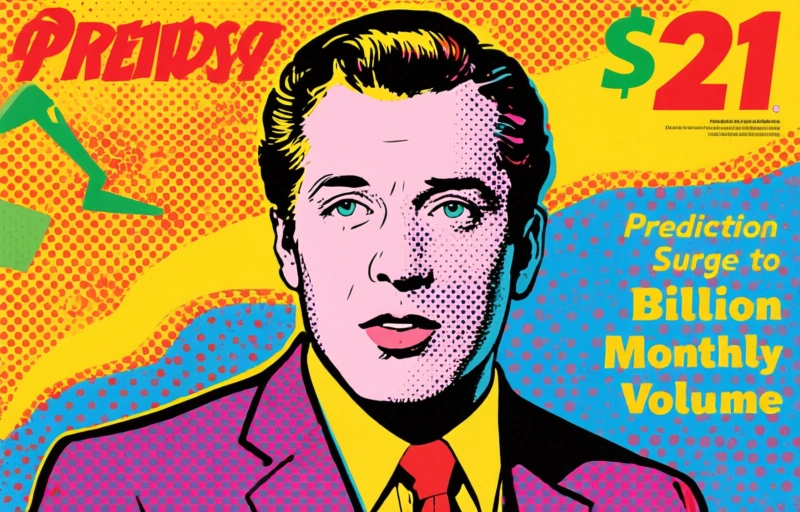 Prediction Markets Surge to $21 Billion Monthly Volume