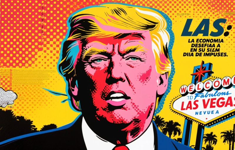 Las Vegas: la economía desafía a Trump en su día de impuestos