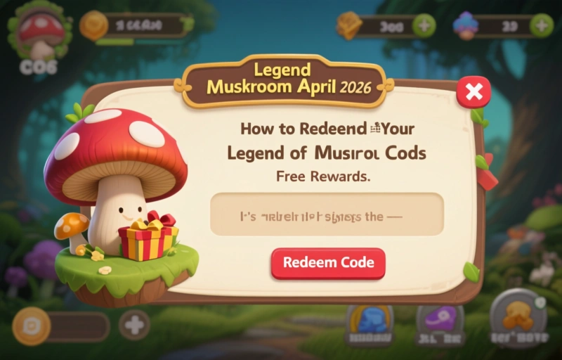 Visual representation of Legend of Mushroom April 2026 Codes