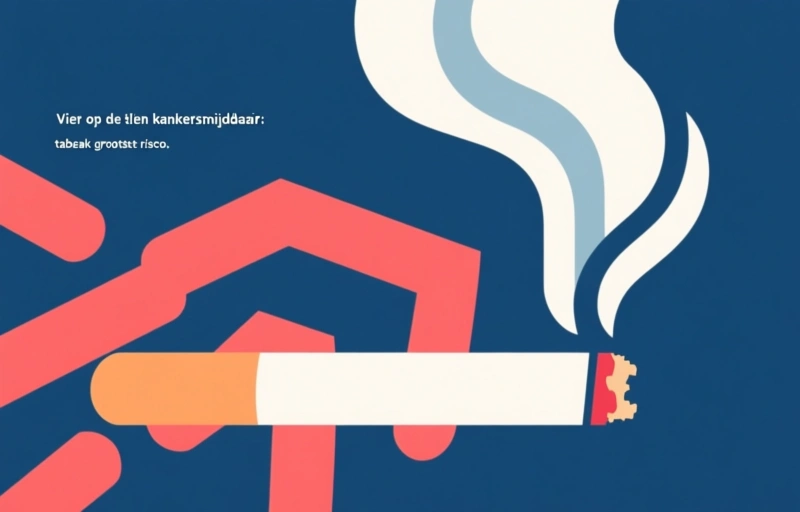 Vier op de tien kankers vermijdbaar: tabak grootste risico