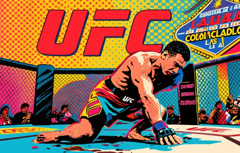 Peleador de UFC se desploma en pesaje: combate cancelado en Las Vegas