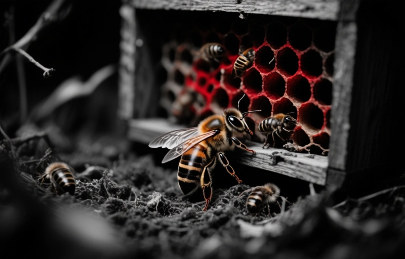 Visual representation of 5.5 Million Wild Bees Thrive in Underground City