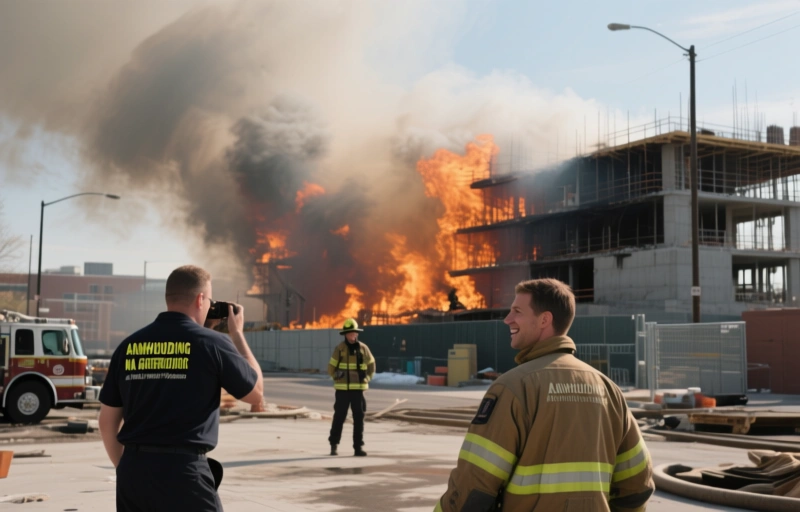 Aanhouding na grote brand op bouwplaats Denver
