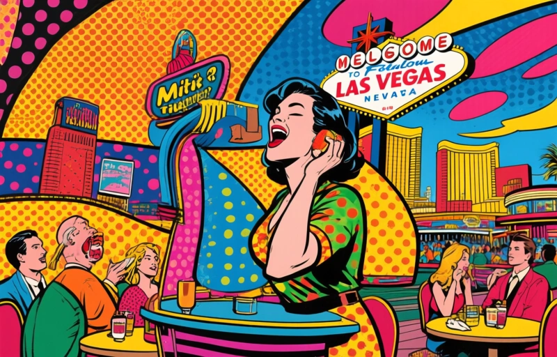 Visuaalinen esitys aiheesta Travis Pastrana ajoi Vegasin kasinon läpi yllätysshowssa