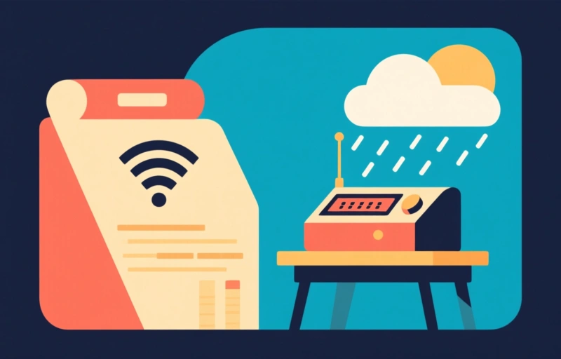 Wi-Fi vs. Weather Fax: The Last Internet-Free Connection