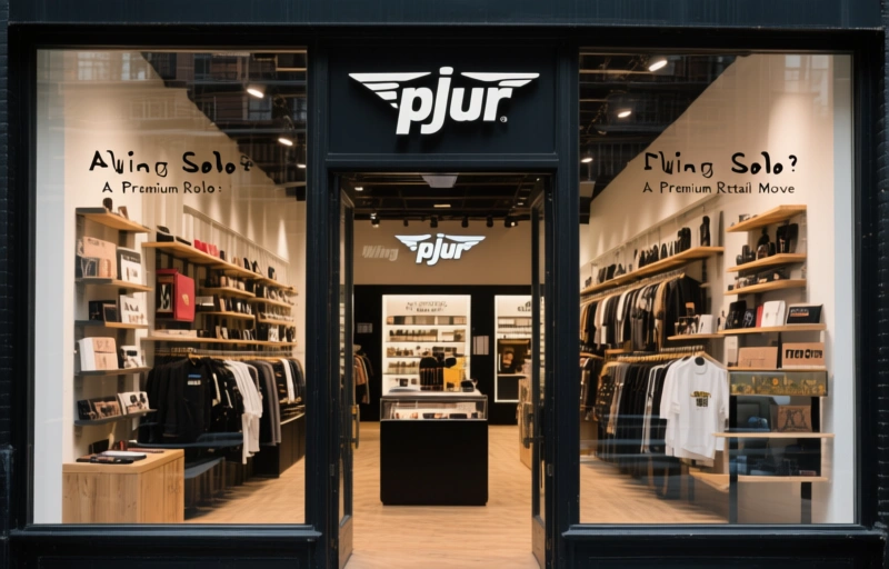 Visual representation of pjur Arrives at NYC's Flying Solo