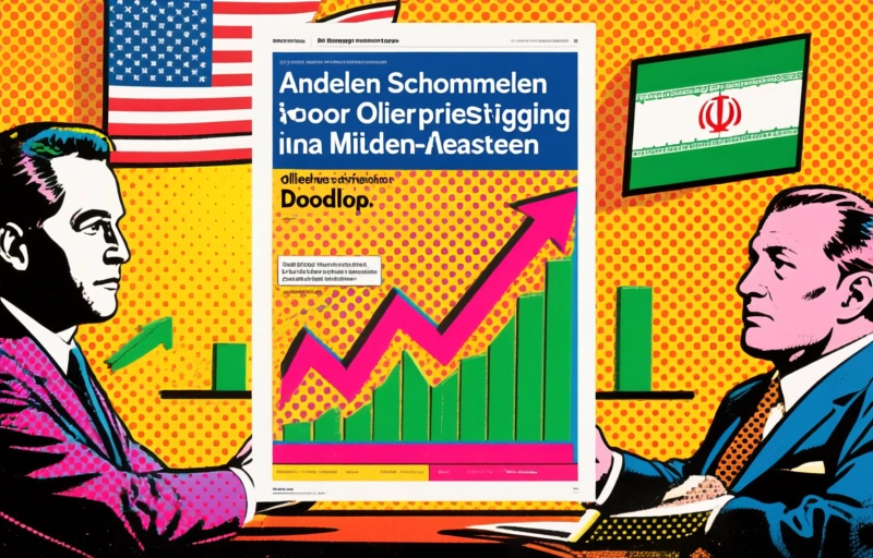 Aandelen Schommelen door Olieprijsstijging na Midden-Oosten Doodlop