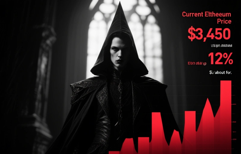 Visual representation of Ethereum Price Update