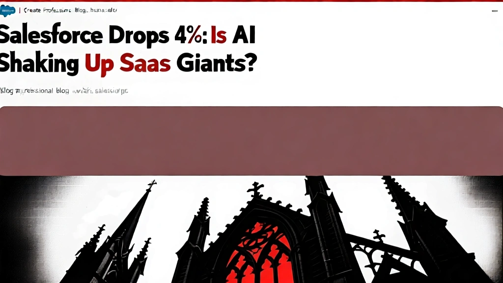 Salesforce Drops 4%: Is AI Shaking Up SaaS Giants?