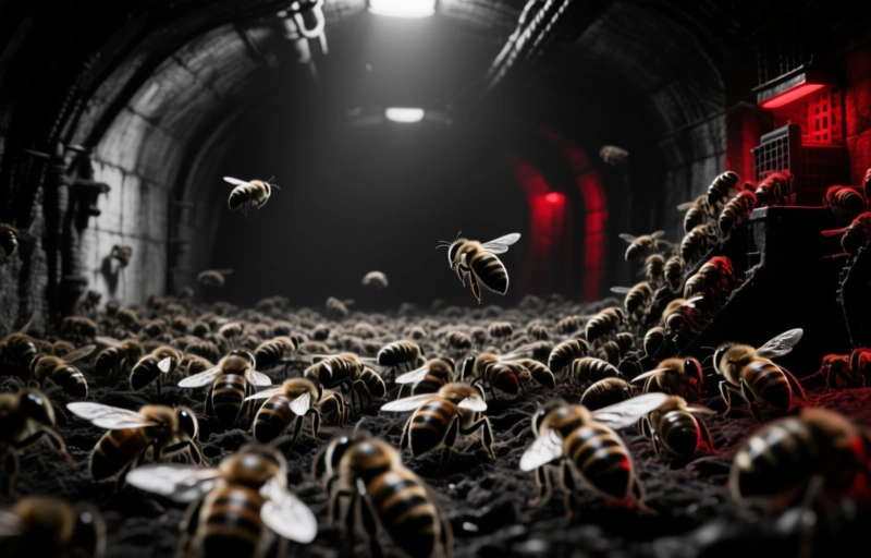 Underground Bee City: 5.5 Million Wild Bees Pollinate Spring