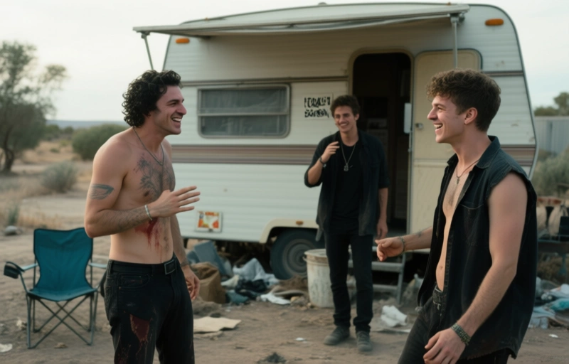 Max Adonis und Ryan Orion: Heiße Szene bei Trailer Trash Boys