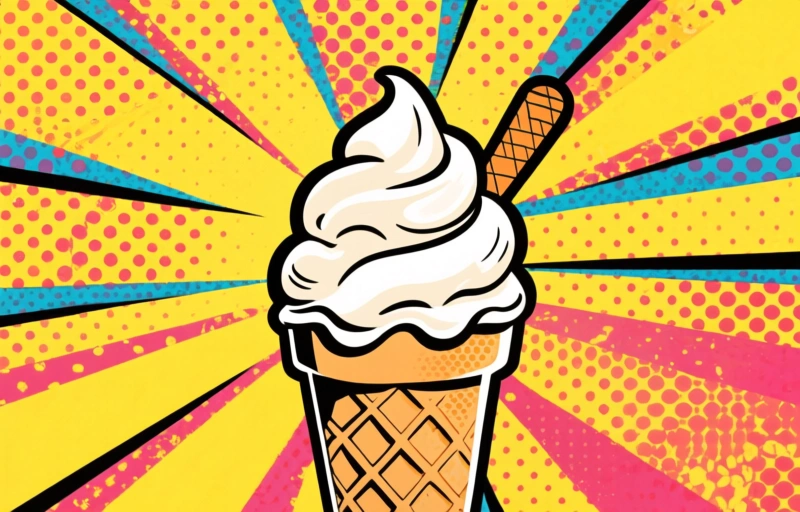 Visuelle Darstellung von Kamelmilch-Eis aus Tübingen gewinnt in Las Vegas