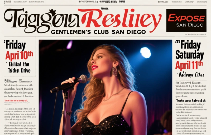 Visual representation of Teagan Presley Headlines at Exposé Gentlemen's Club San Diego
