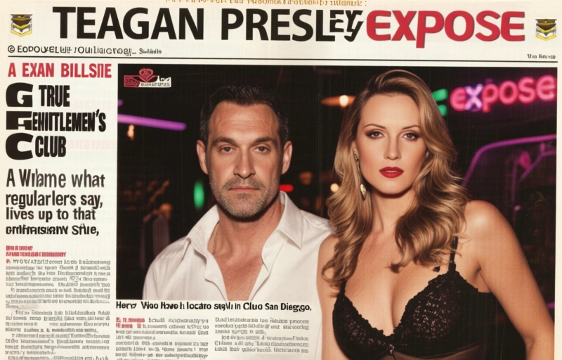Visual representation of Teagan Presley Headlines at Exposé Gentlemen's Club San Diego