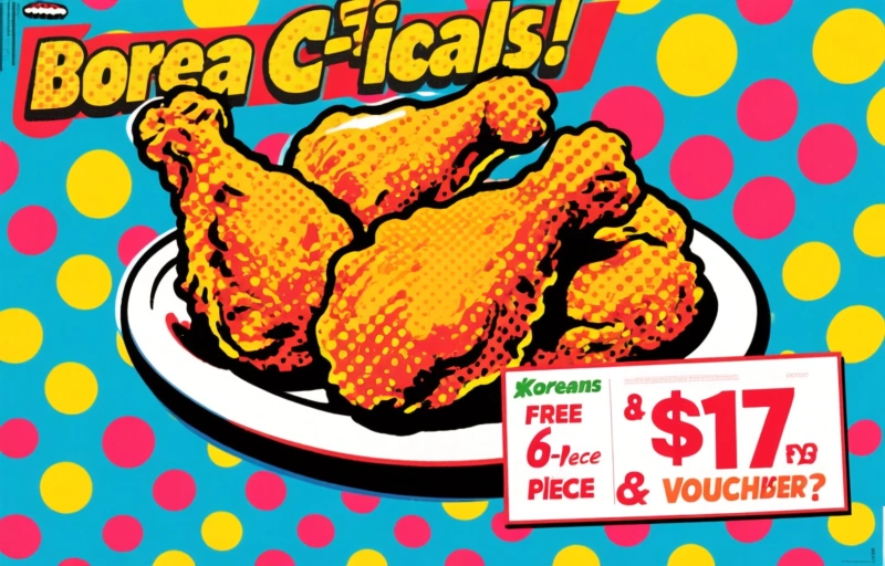 Korean Fried Chicken Deals: Free 6-Piece & $17 Voucher