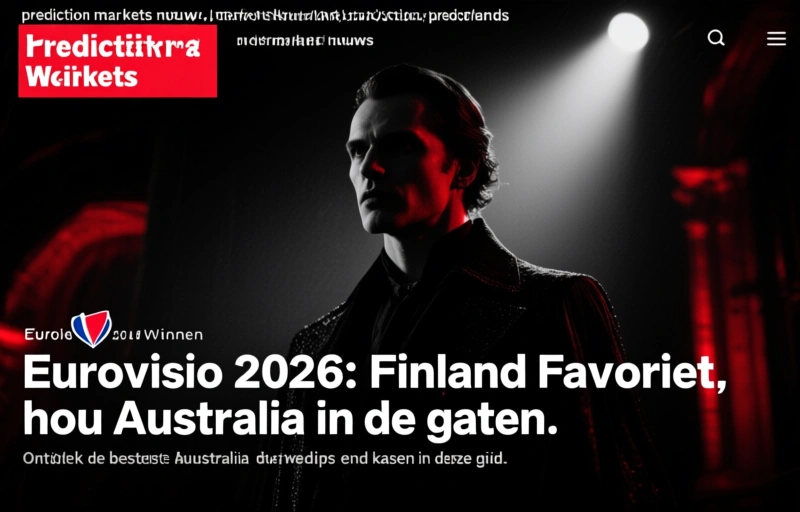 Eurovisie 2026: Finland favoriet, hou Australië in de gaten