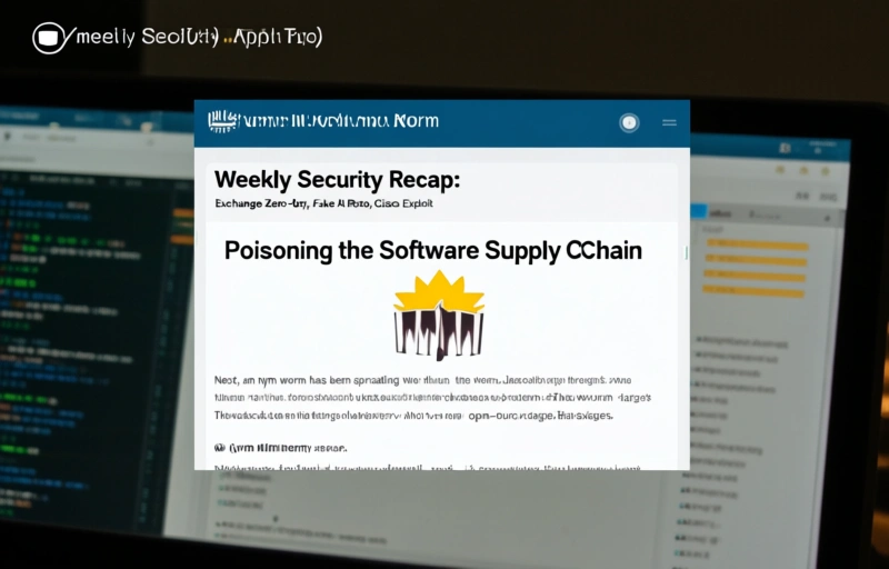 Visual representation of Weekly Security Recap