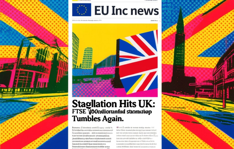Stagflation Hits UK: FTSE Tumbles Again