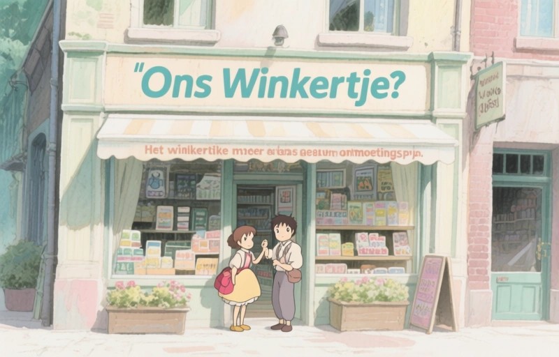 Visuele weergave van 'Ons Winkeltje' officieel geopend in Hellevoetsluis