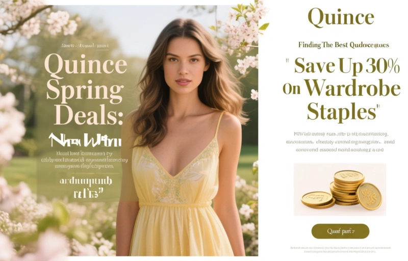 Visual representation of Quince Spring Deals