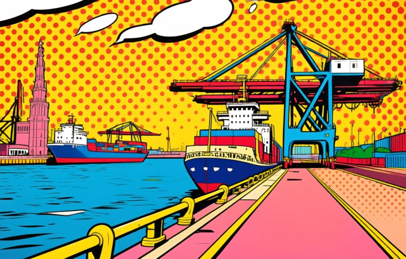 Visuele weergave van Havenbanen