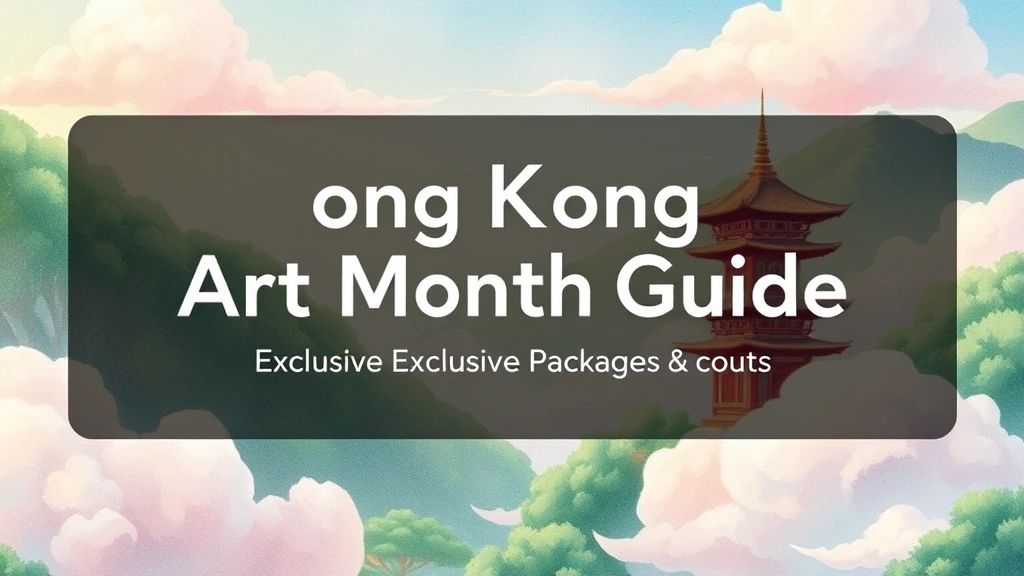 Hong Kong Art Month Guide: Exclusive Travel Packages &…