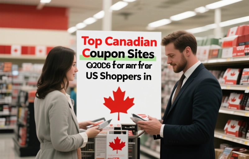 Visual representation of Top Canadian Coupon Sites for US Shoppers in 2026