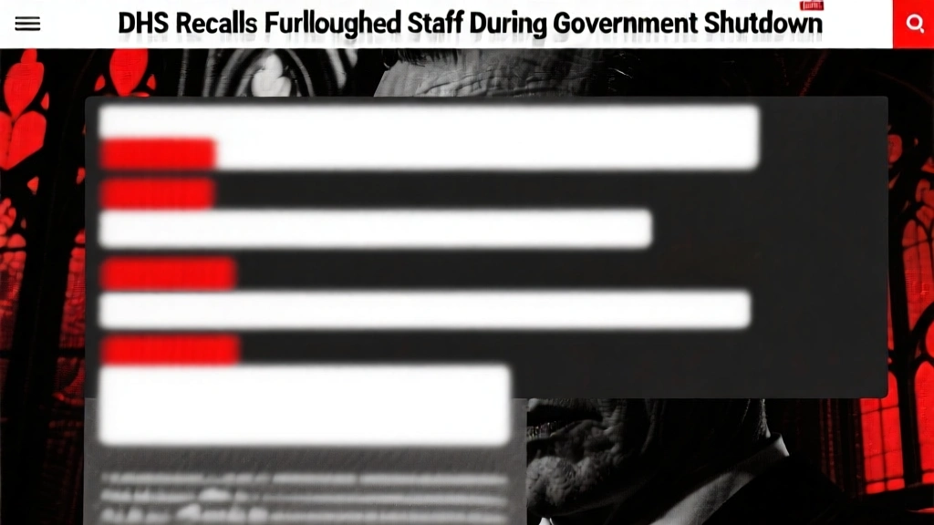 DHS Recalls Furloughed Staff During Government Shutdown